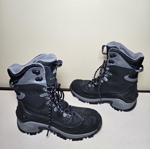 Columbia Bugaboot 600g Insulated Winter Boots Women’s 7.5 Black Waterproof EUC - Picture 2 of 11